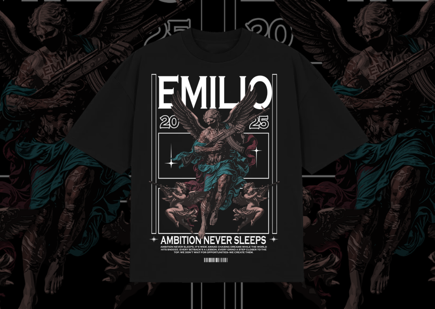 Ambition never Sleeps T Shirt